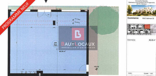 REXIM - Local commercial - Vaucluse - Monteux - 1