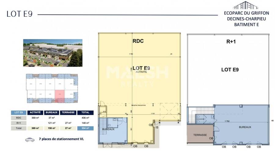 REXIM - Local d'activités - Rhône - Décines-Charpieu - 35