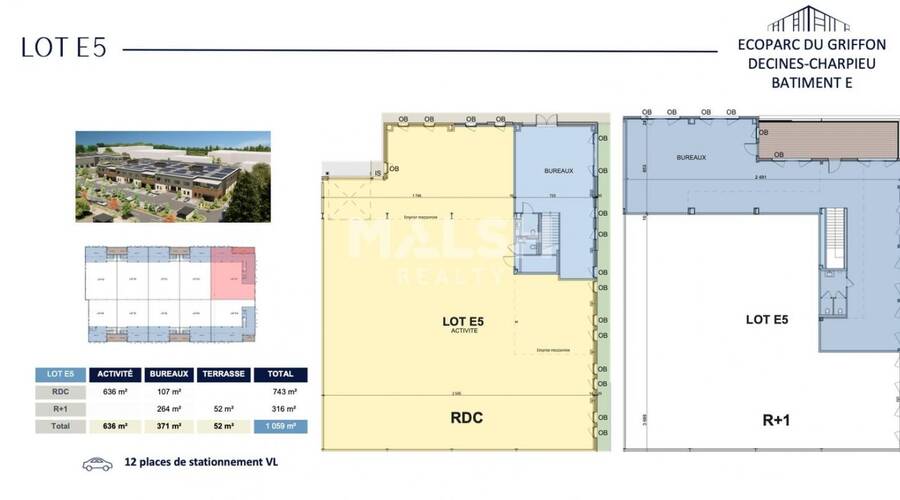 REXIM - Local d'activités - Rhône - Décines-Charpieu - 40