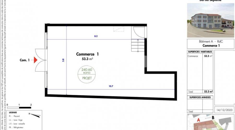 REXIM - Local commercial - Isère - Septème - 3