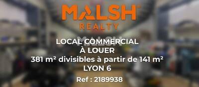 REXIM - Local commercial - Rhône - Lyon - 1