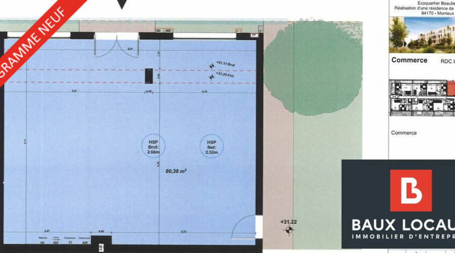 REXIM - Local commercial - Vaucluse - Monteux - 1