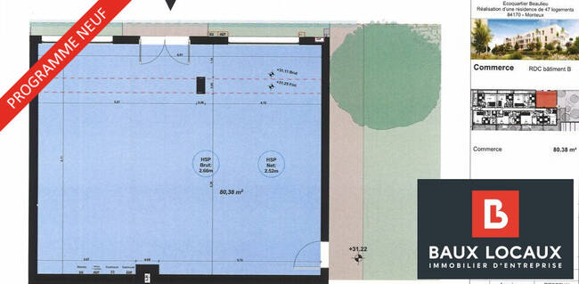 REXIM - Local commercial - Vaucluse - Monteux - 1