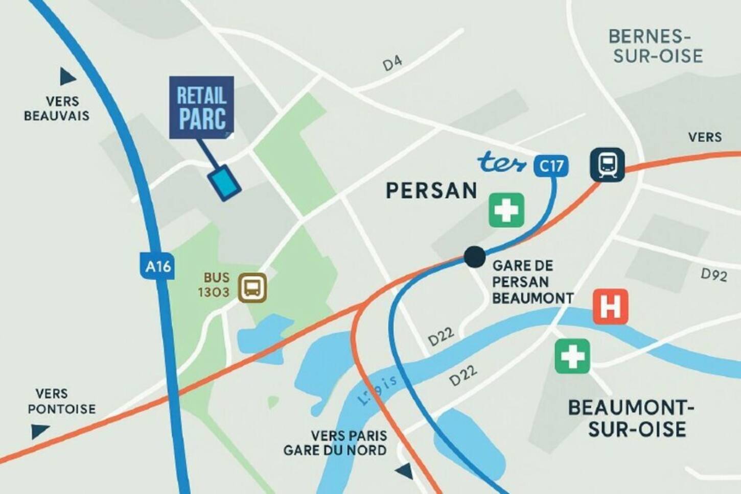 REXIM - Local commercial - Val-d'Oise - Persan - 2