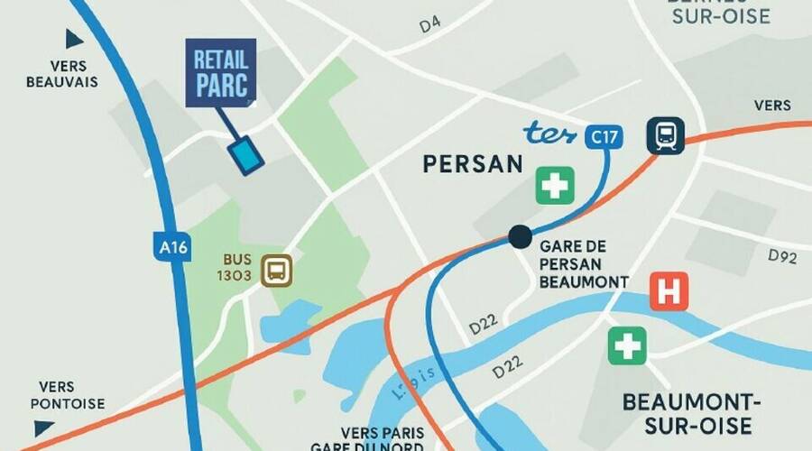 REXIM - Local commercial - Val-d'Oise - Persan - 2